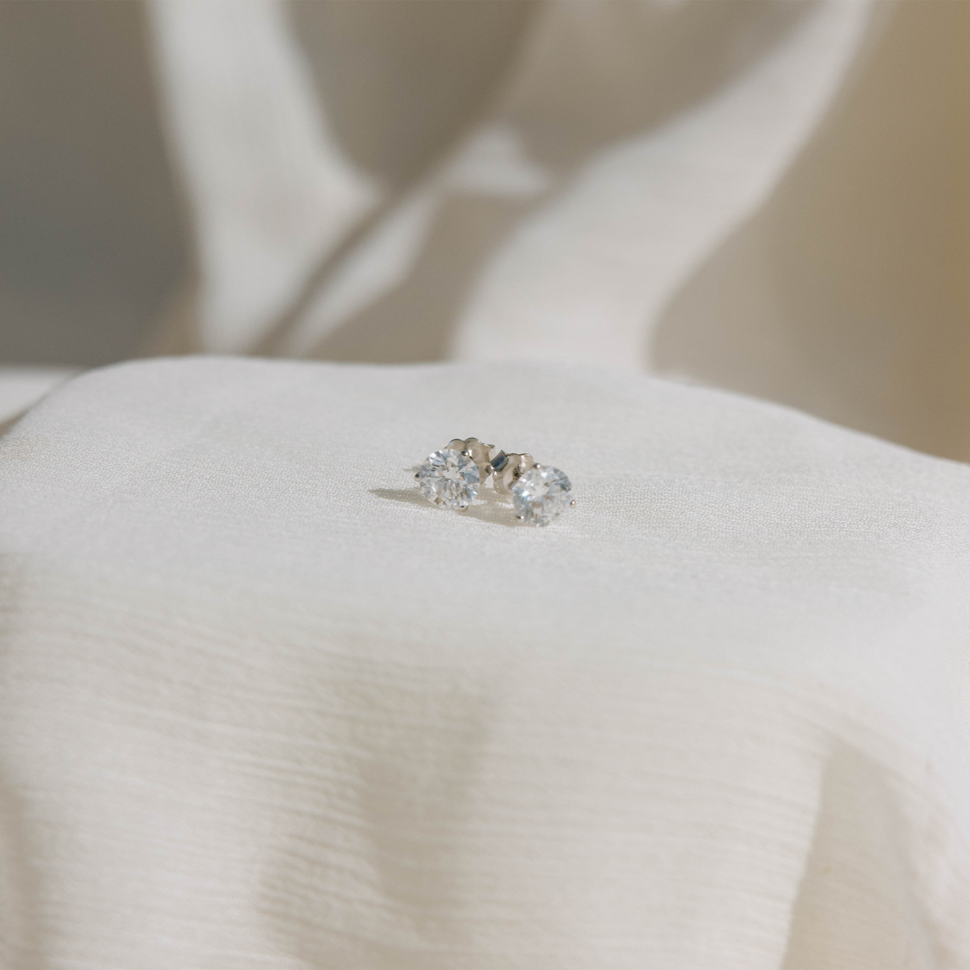 Classic Diamond Studs